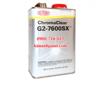 G2-7600SX Dầu Bóng Siêu Nhanh Khô 2K Chroma Clear 4:1